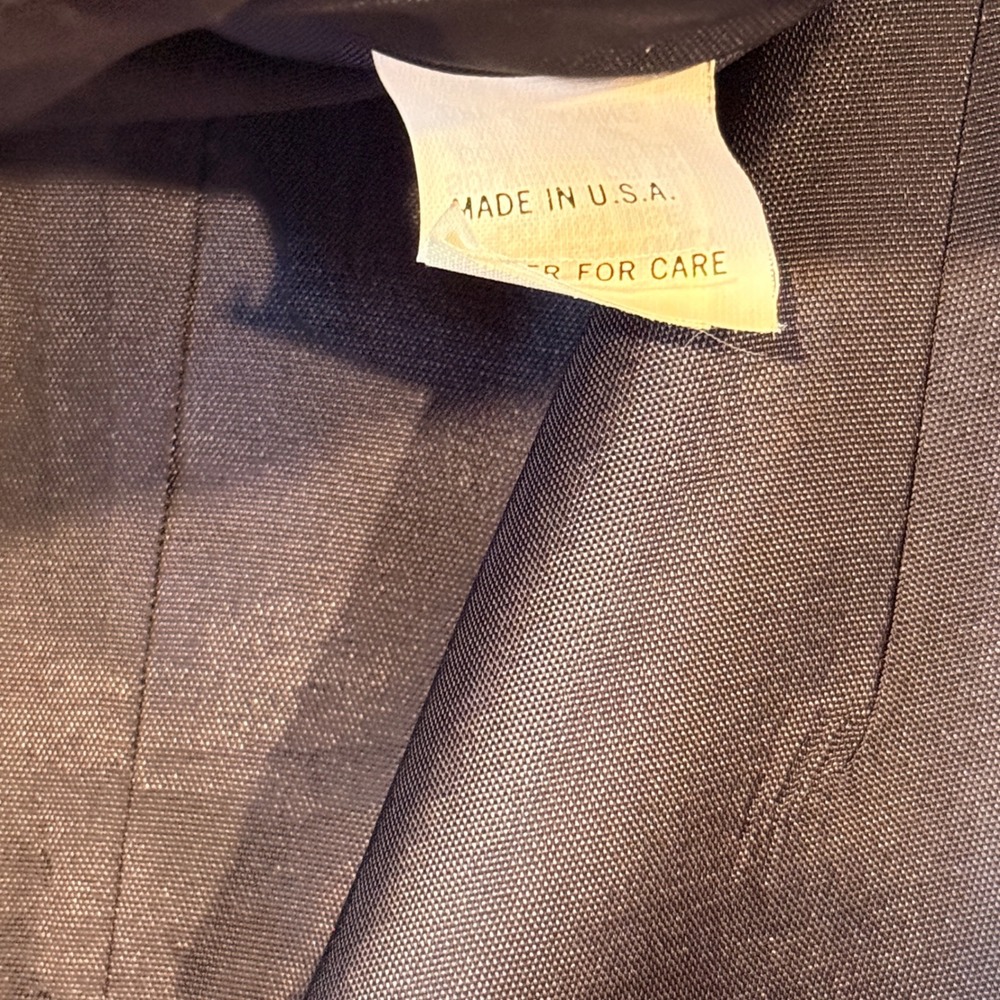 Vintage 80s Plaid Wool Blend Blazer – Teal Green Navy Pink – Petite Size 10 - Picture 10 of 15